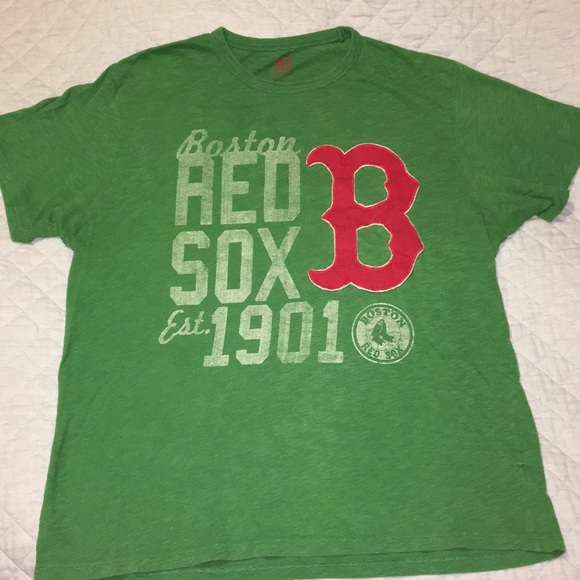 green red sox t shirt